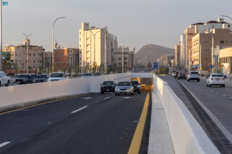 المدينة-المنورة.-تدشين-نفق-تقاطع-سعد-بن-خيثمة-مع-الدائري-الأوسط