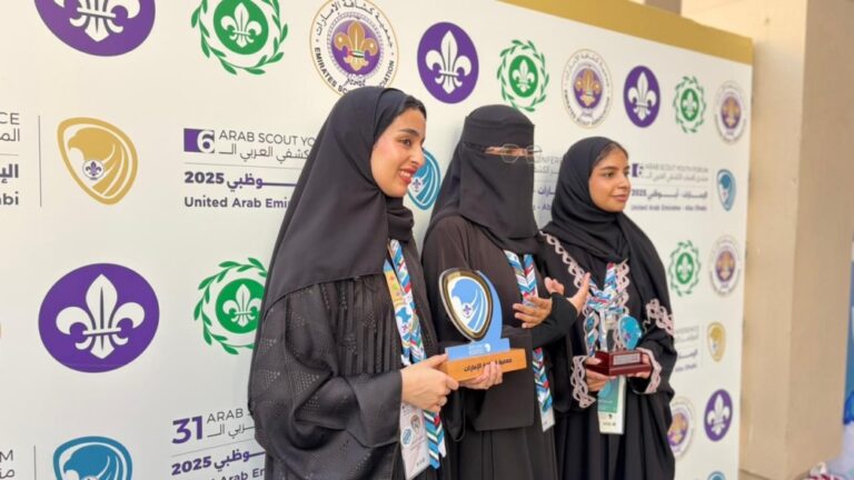 الكشافة-السعودية-تختتم-مشاركتها-في-المنتدى-العربي-للشباب-بأبوظبي