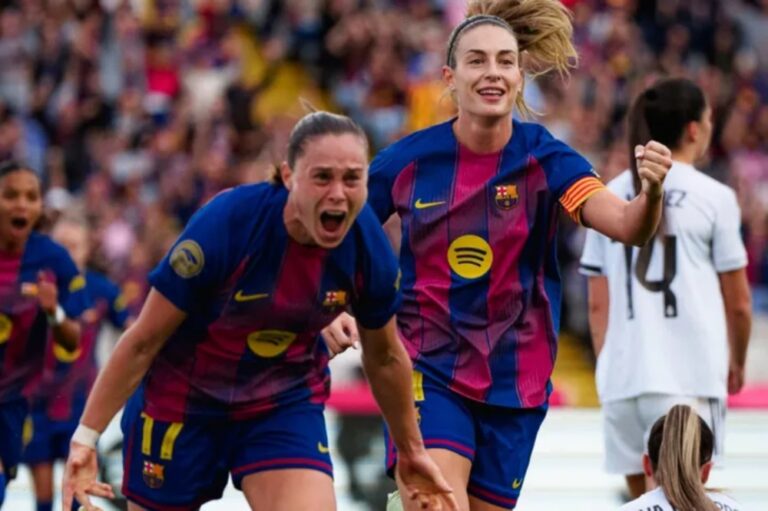 سيدات-برشلونة-يحسمن-الكلاسيكو-أمام-الريال-برباعية