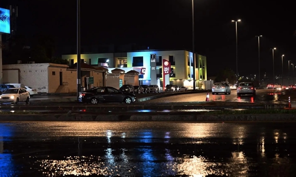 عاجل-|-أعلى-معدل-في-الرياض.-رصد-هطول-أمطار-متفرقة-في-5-مناطق