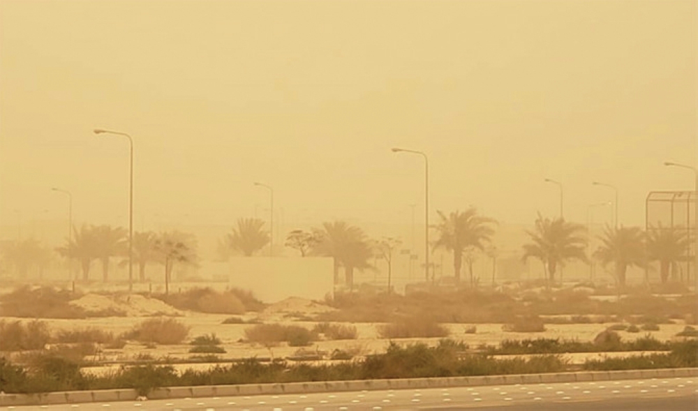 حالة-الطقس.-استمرار-الرياح-المثيرة-للأتربة-على-الشرقية-والرياض