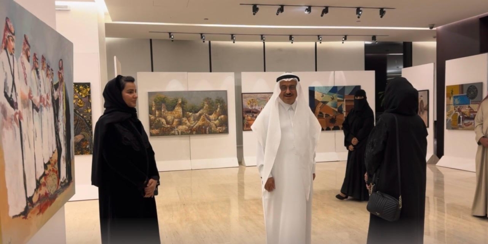 “الفنون-التشكيلية”-ترسم-ملامح-الوحدة-الوطنية-في-ملتقى-التأسيس