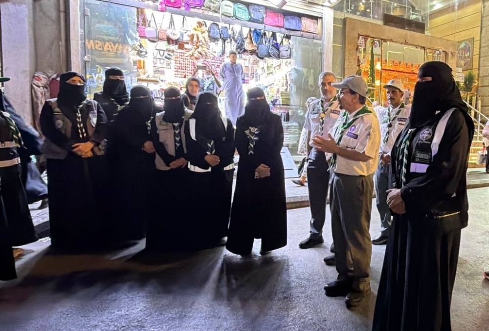 600-متطوع.-كشافة-المملكة-تستعرض-جهودها-لخدمة-المعتمرين-في-رمضان