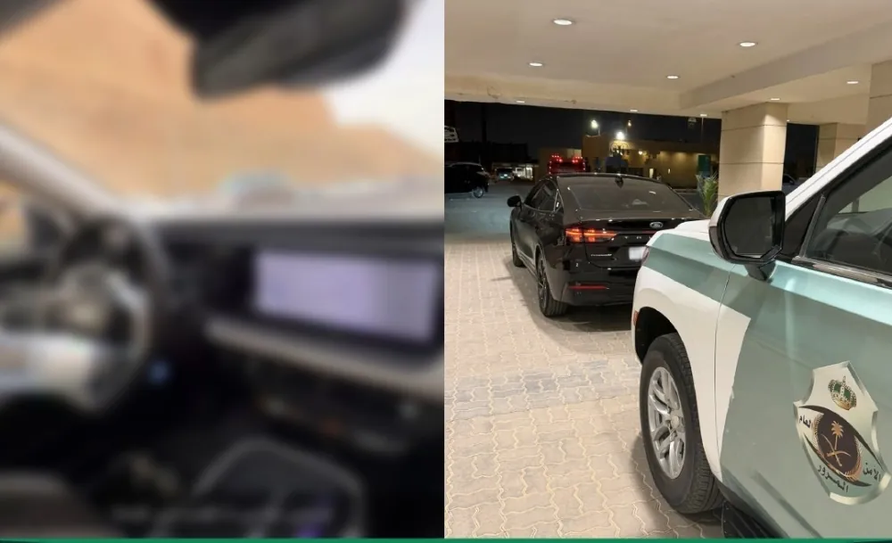 الرياض.-ضبط-قائد-مركبة-ظهر-في-محتوى-لتركه-مقعده-أثناء-سير-المركبة