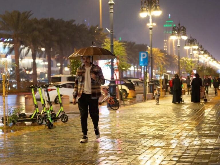 تبدأ-الأربعاء.-تنبيه-من-أمطار-متباينة-على-منطقة-الرياض
