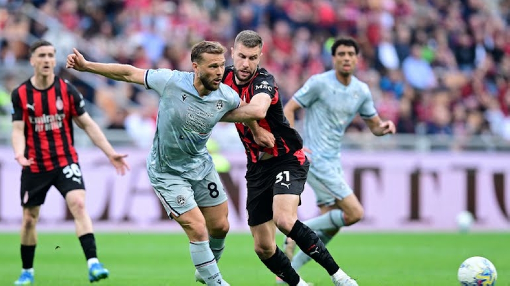 ميلان-يتلقى-خسارة-ثانية-تواليا-أمام-أودينيزي