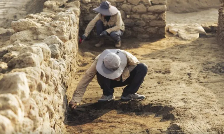 بقايا-مسجد-وامتدادات-معمارية.-اكتشافات-أثرية-جديدة-في-موقع-السرين