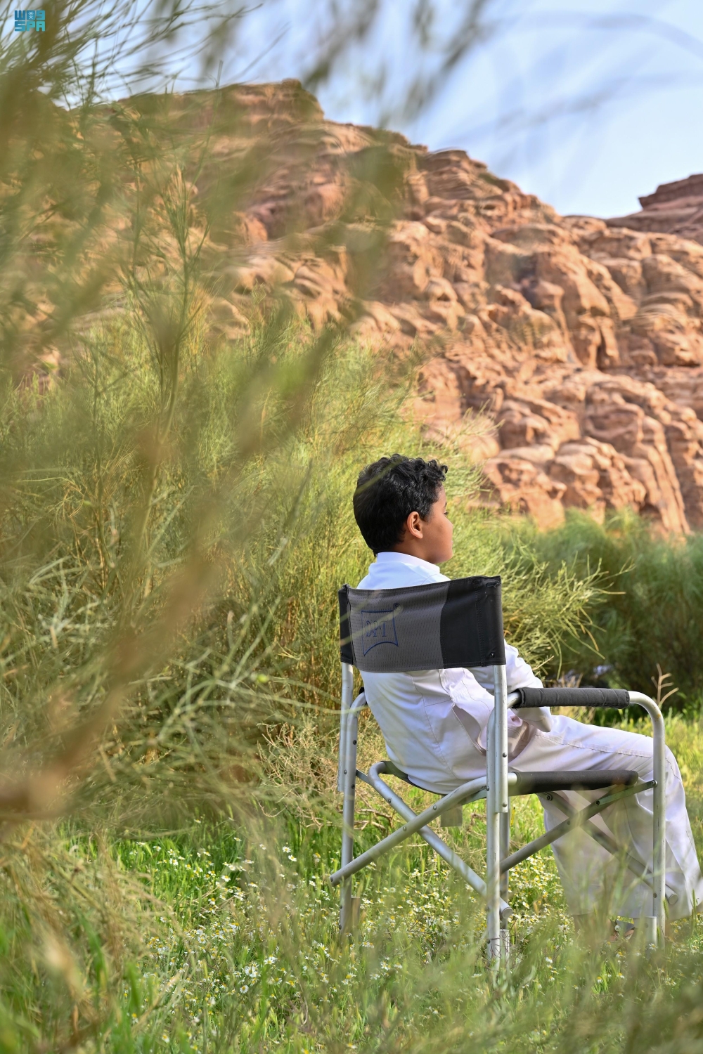 تبوك.-فيضة-“النجيلة”-تجذب-الأهالي-والزوار-للاستمتاع-بأجواء-الربيع