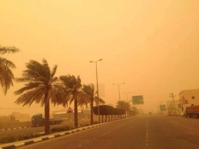 “الأرصاد”:-أتربة-مثارة-على-منطقة-الرياض-حتى-الساعة-9-مساءً