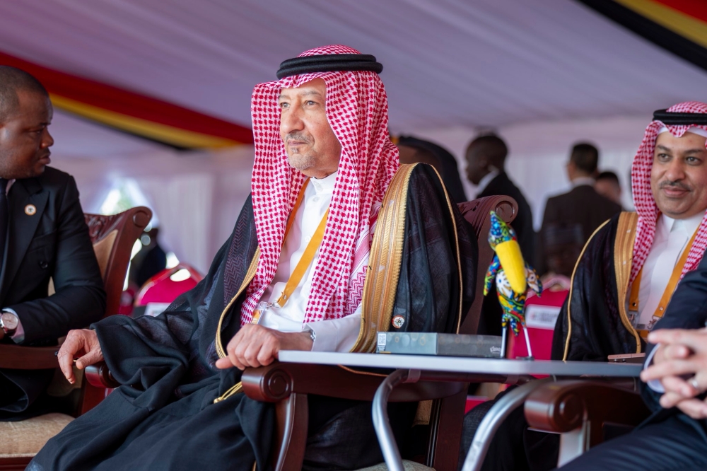 نيابةً-عن-ولي-العهد.-“الخريجي”-يشارك-في-حفل-تنصيب-رئيس-أوغندا