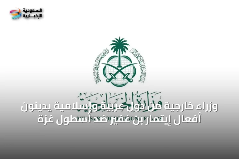 وزراء خارجية من دول عربية وإسلامية يدينون أفعال إيتمار بن غفير ضد أسطول غزة