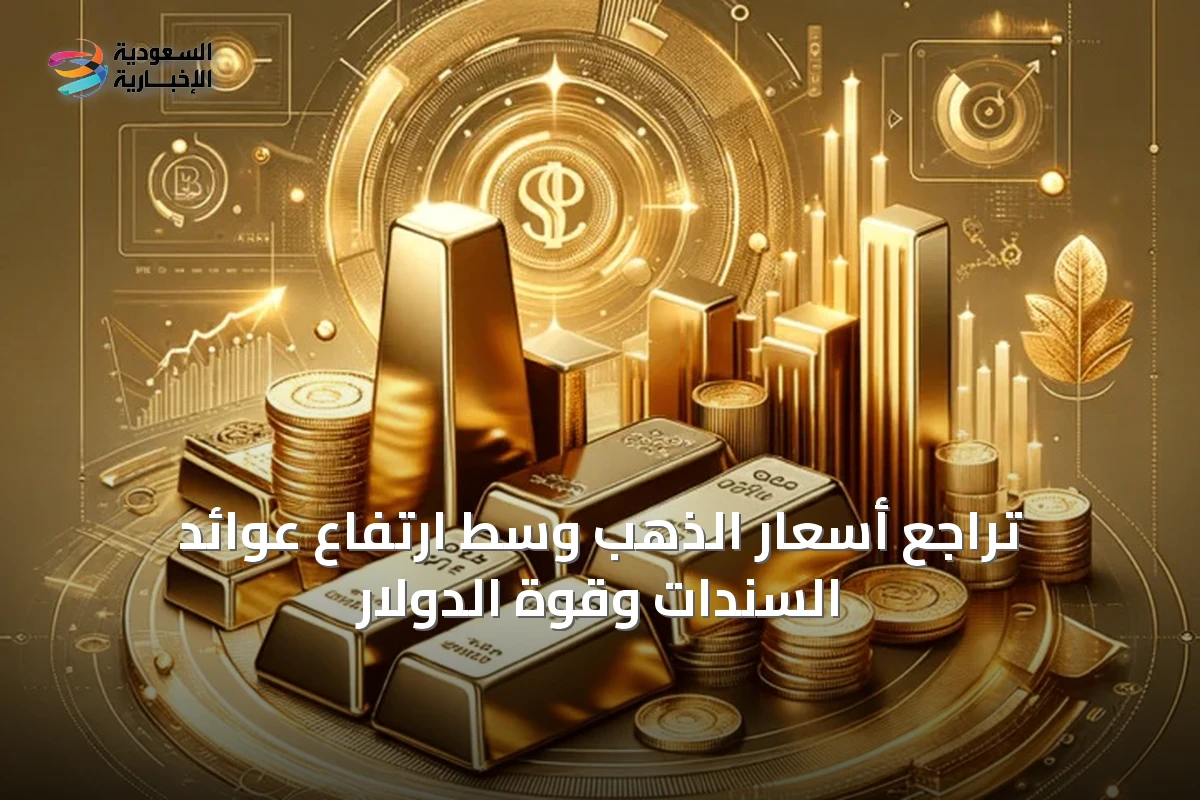 تراجع أسعار الذهب وسط ارتفاع عوائد السندات وقوة الدولار