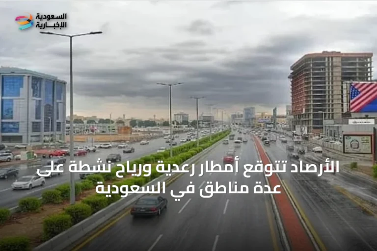 الأرصاد تتوقع أمطار رعدية ورياح نشطة على عدة مناطق في السعودية