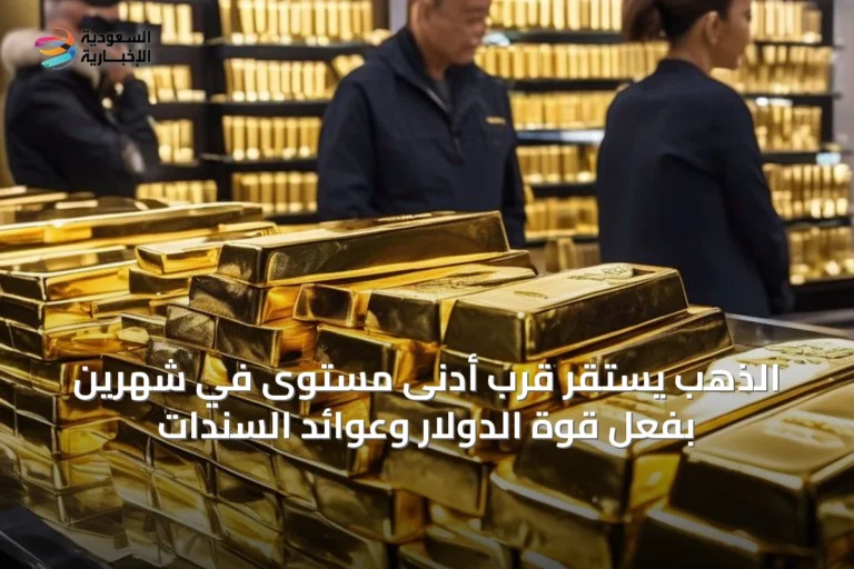 الذهب يستقر قرب أدنى مستوى في شهرين بفعل قوة الدولار وعوائد السندات