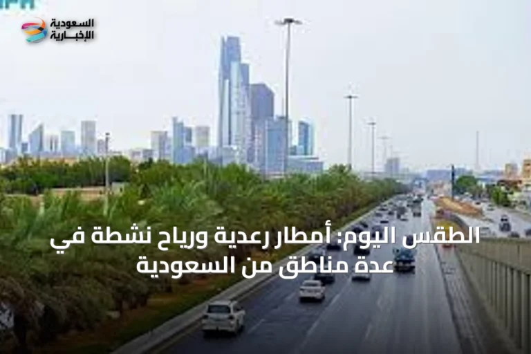 الطقس اليوم: أمطار رعدية ورياح نشطة في عدة مناطق من السعودية