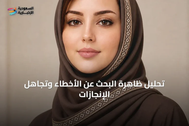تحليل ظاهرة البحث عن الأخطاء وتجاهل الإنجازات