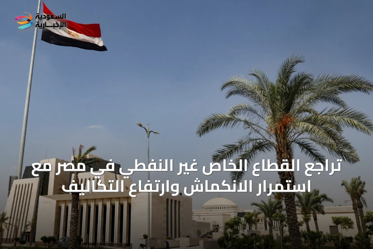 تراجع القطاع الخاص غير النفطي في مصر مع استمرار الانكماش وارتفاع التكاليف