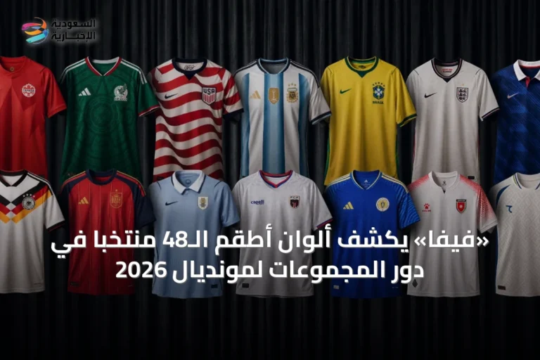 «فيفا» يكشف ألوان أطقم الـ48 منتخباً في دور المجموعات لمونديال 2026