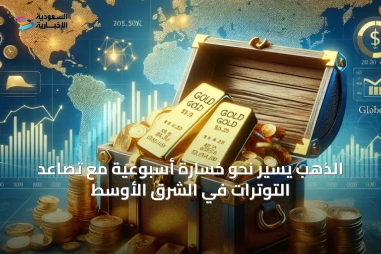 الذهب يسير نحو خسارة أسبوعية مع تصاعد التوترات في الشرق الأوسط