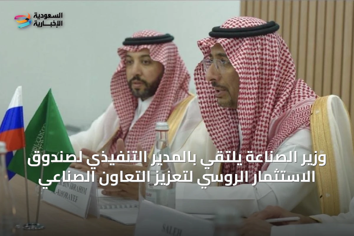وزير الصناعة يلتقي بالمدير التنفيذي لصندوق الاستثمار الروسي لتعزيز التعاون الصناعي