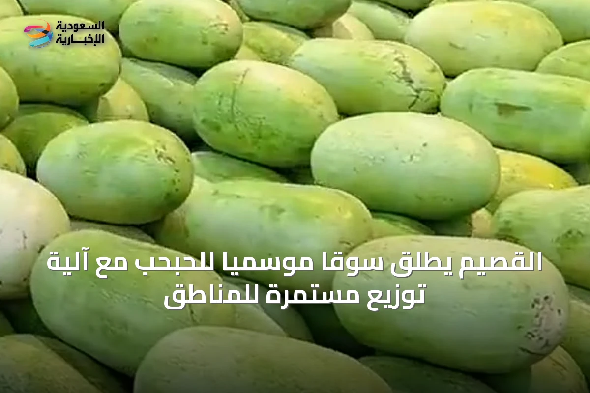 القصيم يطلق سوقًا موسميًا للحبحب مع آلية توزيع مستمرة للمناطق