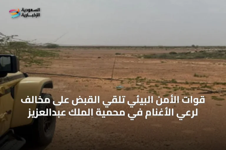 قوات الأمن البيئي تلقي القبض على مخالف لرعي الأغنام في محمية الملك عبدالعزيز