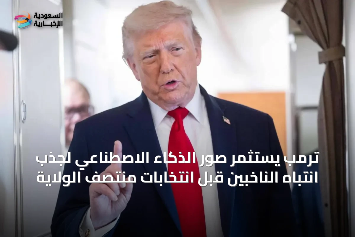 ترمب يستثمر صور الذكاء الاصطناعي لجذب انتباه الناخبين قبل انتخابات منتصف الولاية