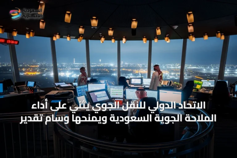 الاتحاد الدولي للنقل الجوي يثني على أداء الملاحة الجوية السعودية ويمنحها وسام تقدير