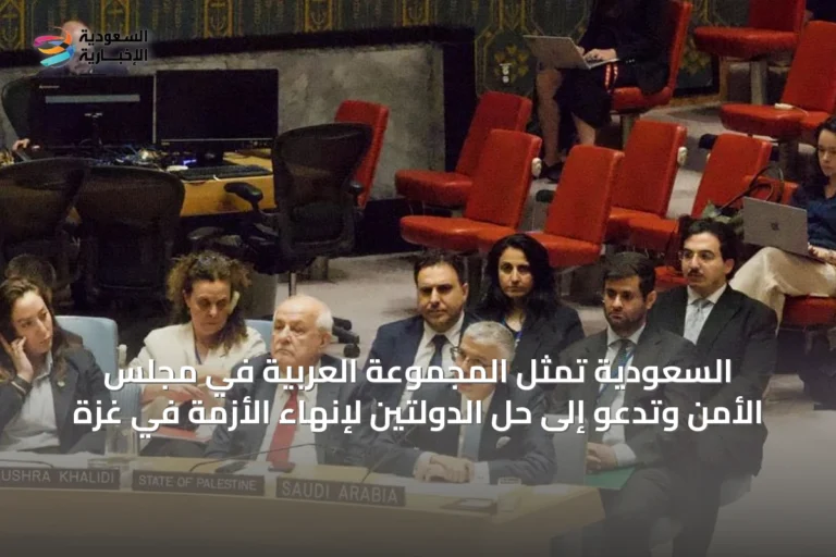 السعودية تمثّل المجموعة العربية في مجلس الأمن وتدعو إلى حل الدولتين لإنهاء الأزمة في غزة