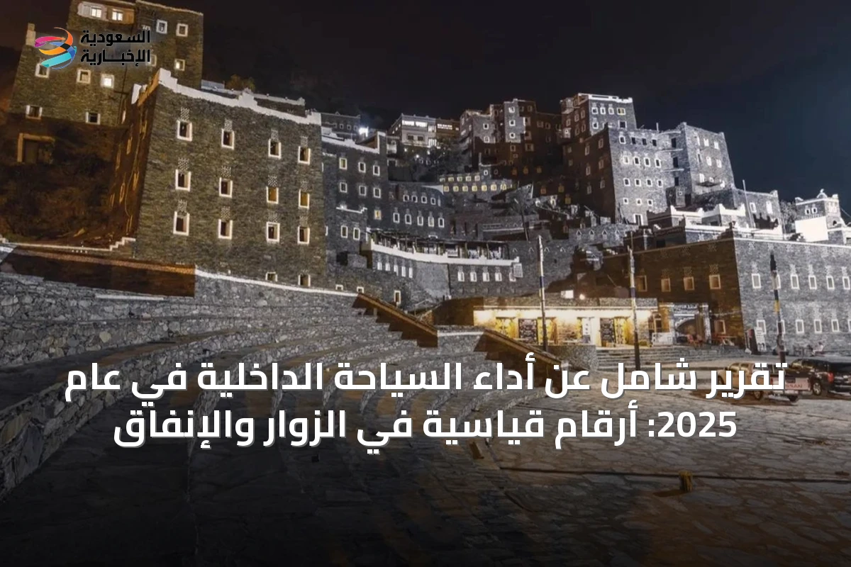 تقرير شامل عن أداء السياحة الداخلية في عام 2025: أرقام قياسية في الزوار والإنفاق