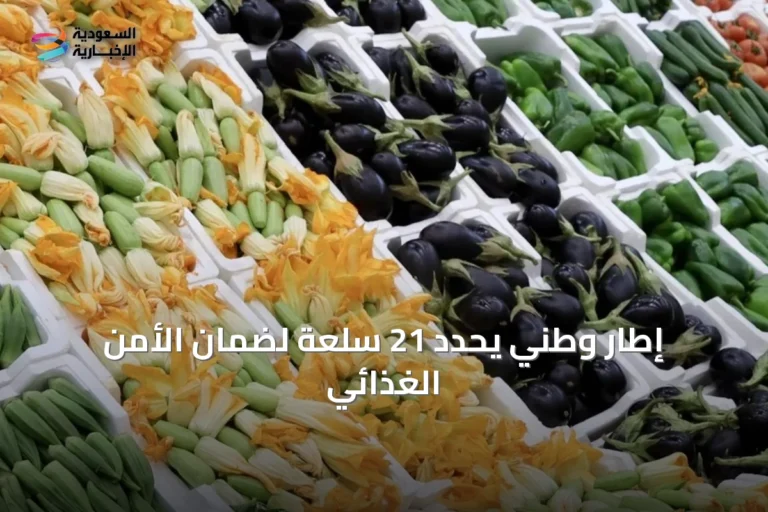 إطار وطني يحدد 21 سلعة لضمان الأمن الغذائي