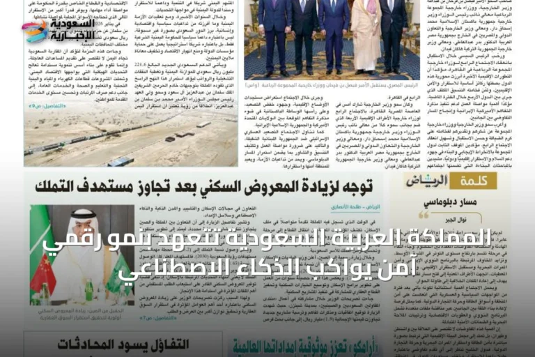 المملكة العربية السعودية تتعهد بنمو رقمي آمن يواكب الذكاء الاصطناعي