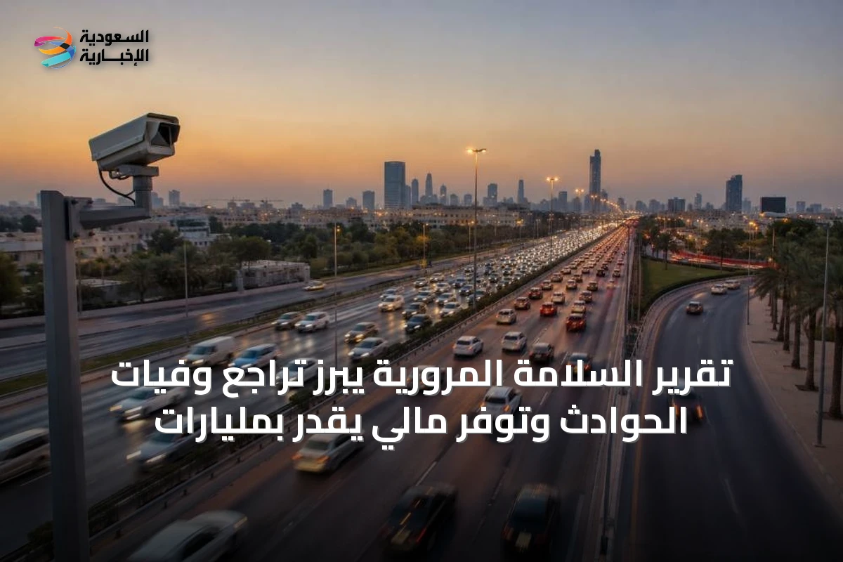 تقرير السلامة المرورية يبرز تراجع وفيات الحوادث وتوفر مالي يقدر بمليارات