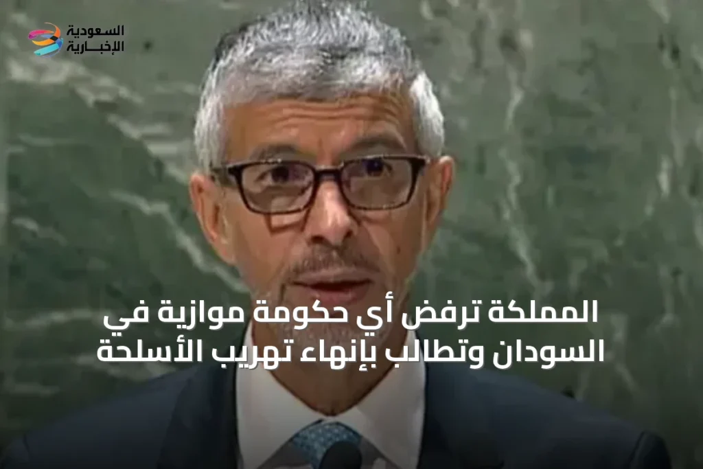 المملكة ترفض أي حكومة موازية في السودان وتطالب بإنهاء تهريب الأسلحة