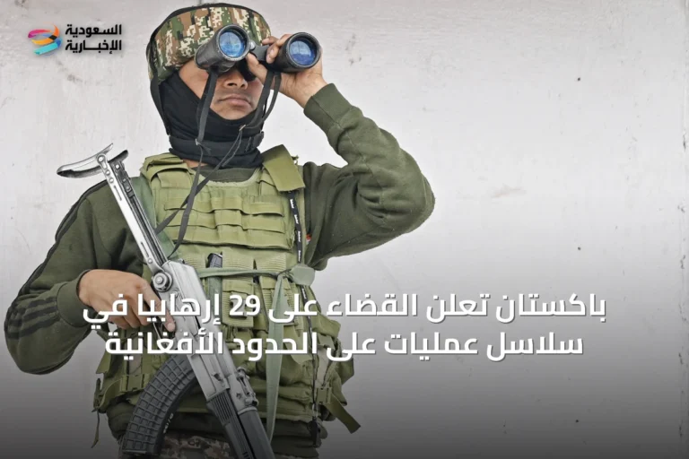 باكستان تُعلن القضاء على 29 إرهابياً في سلاسل عمليات على الحدود الأفغانية
