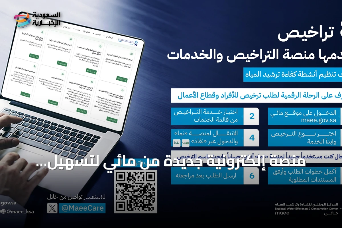 منصة إلكترونية جديدة من مائي لتسهيل تراخيص كفاءة المياه