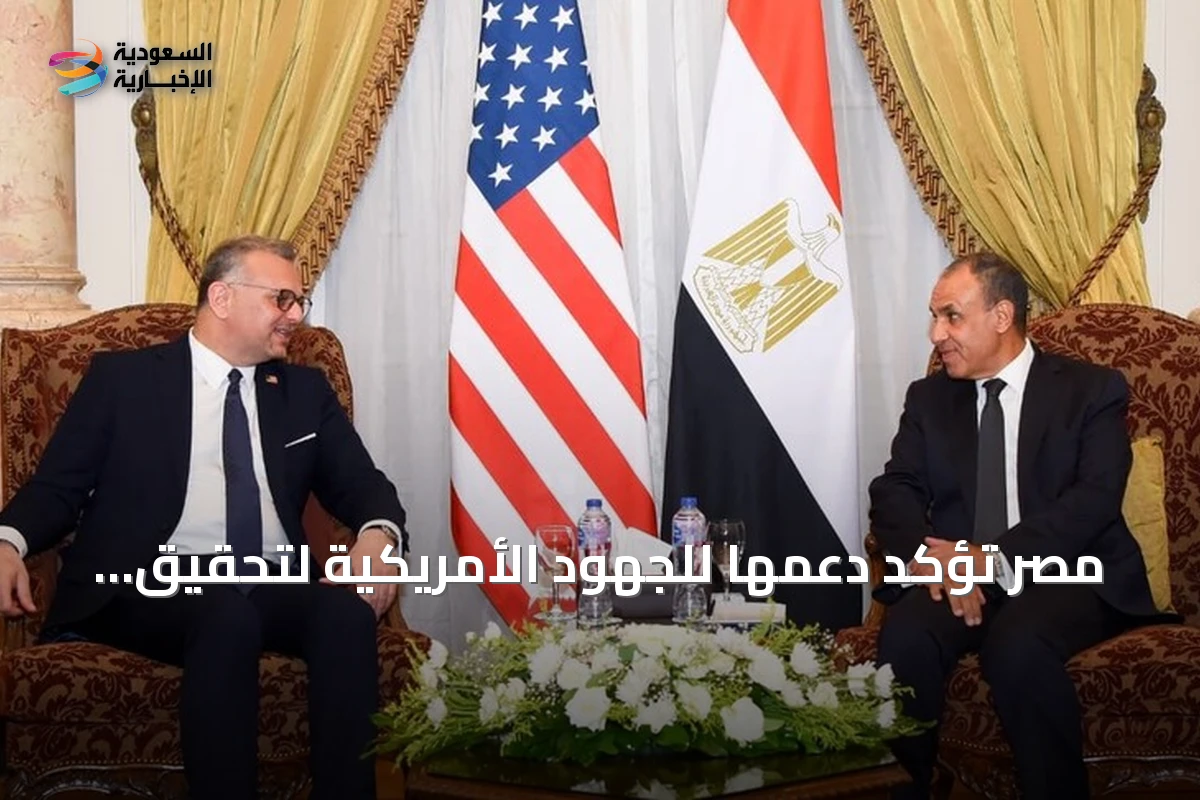 مصر تؤكد دعمها للجهود الأمريكية لتحقيق تسوية سياسية مستدامة في ليبيا