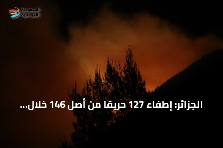 الجزائر: إطفاء 127 حريقاً من أصل 146 خلال 24 ساعة والجهود متواصلة لاحتواء البقية