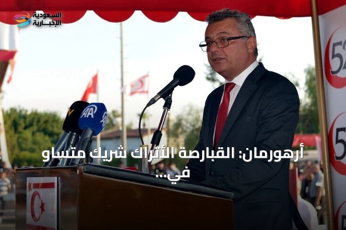 أرهورمان: القبارصة الأتراك شريك متساوٍ في ملكية قبرص وليسوا أقلية