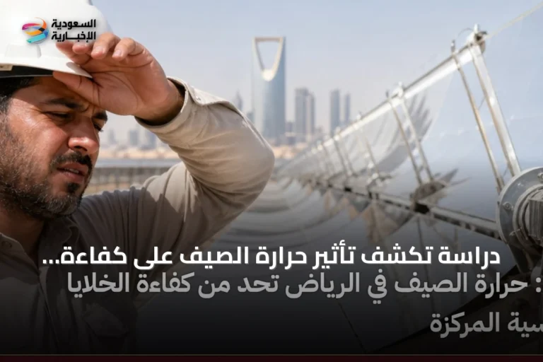 دراسة تكشف تأثير حرارة الصيف على كفاءة الخلايا الشمسية المركزة في الرياض