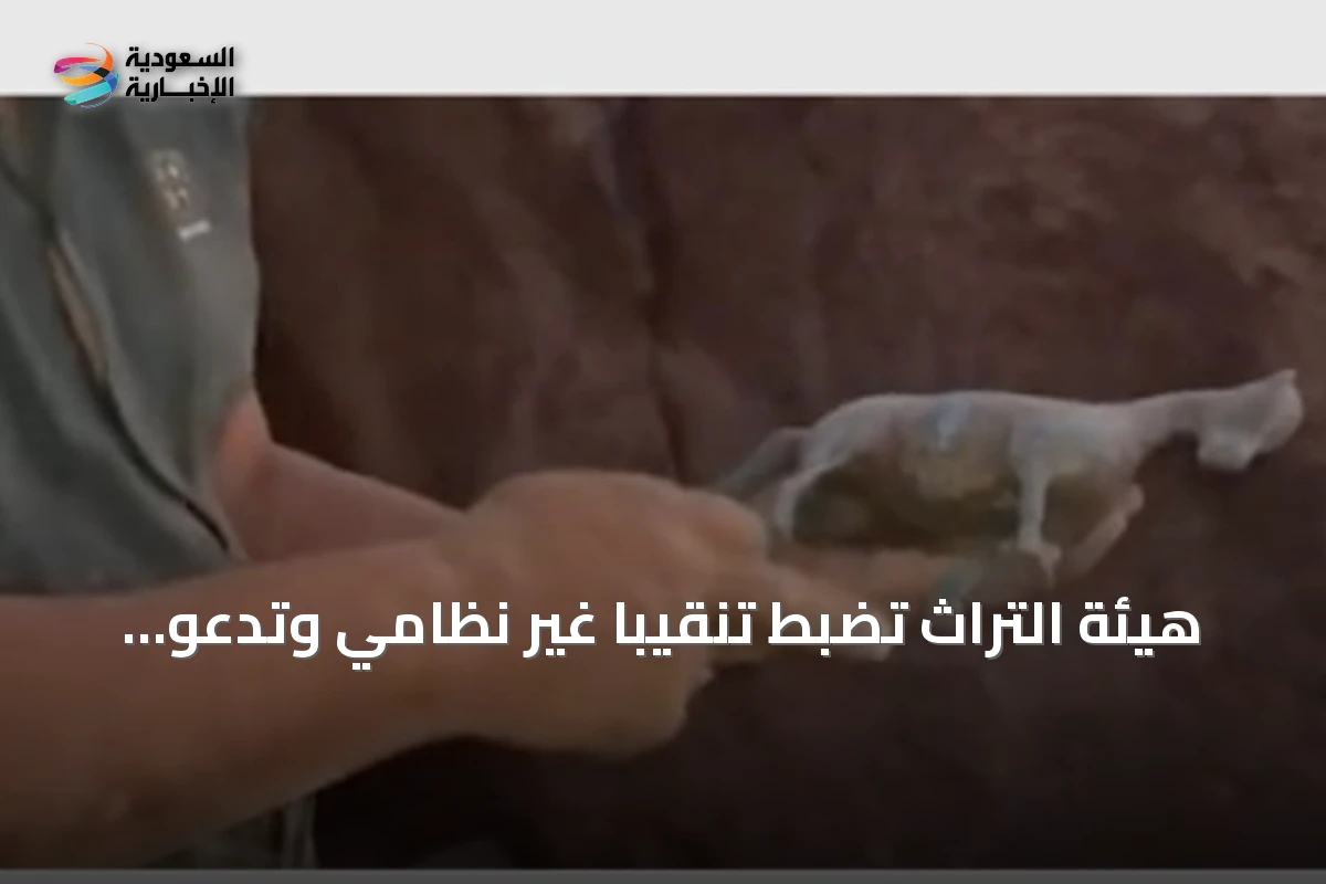 هيئة التراث تضبط تنقيباً غير نظامي وتدعو للإبلاغ عن المخالفات