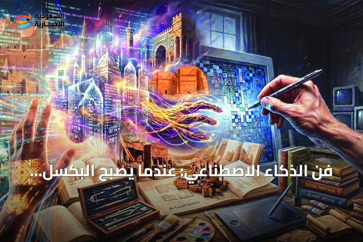 فن الذكاء الاصطناعي: عندما يصبح البكسل جوهراً فلسفياً