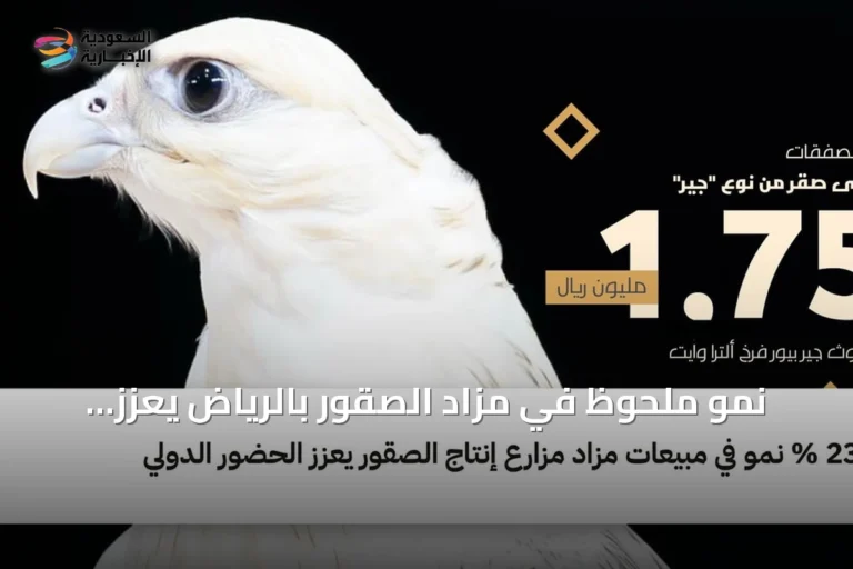نمو ملحوظ في مزاد الصقور بالرياض يعزز مكانته الدولية