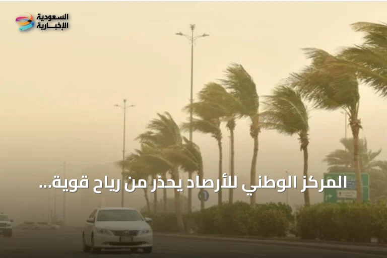 المركز الوطني للأرصاد يحذر من رياح قوية وأتربة في المنطقة الشرقية