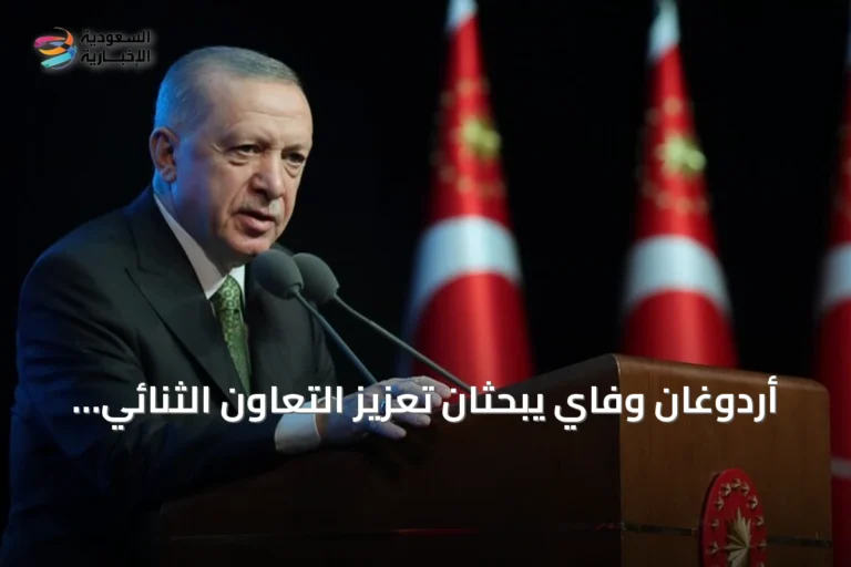 أردوغان وفاي يبحثان تعزيز التعاون الثنائي في المجالات التجارية والاستثمارية والدفاعية