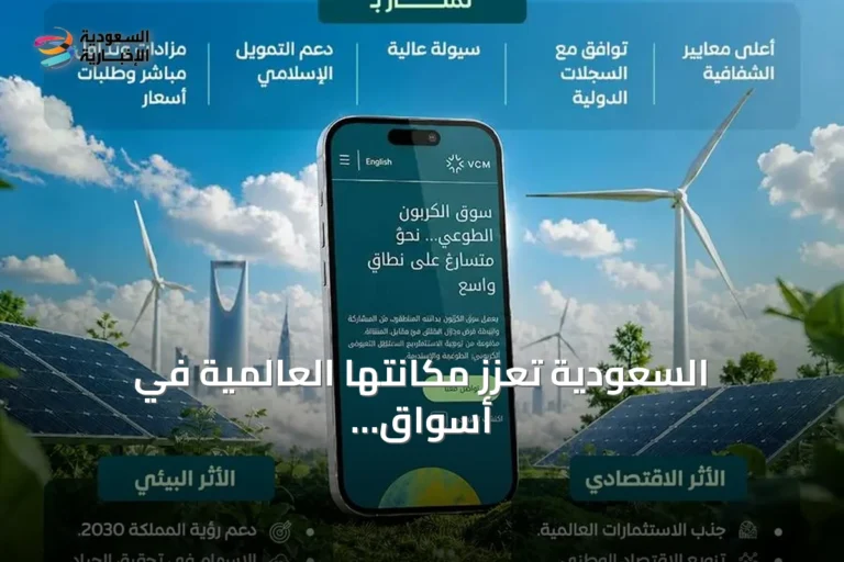 السعودية تعزز مكانتها العالمية في أسواق الكربون عبر منصة طوعية إقليمية