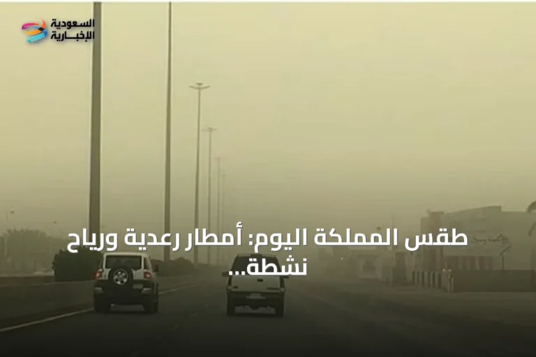 طقس المملكة اليوم: أمطار رعدية ورياح نشطة مثيرة للغبار على عدة مناطق