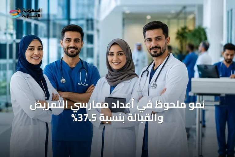 نمو ملحوظ في أعداد ممارسي التمريض والقبالة بنسبة 37.5%