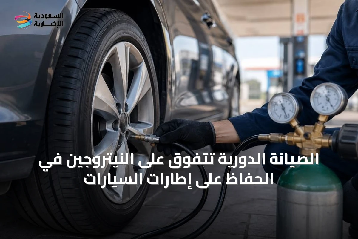 الصيانة الدورية تتفوق على النيتروجين في الحفاظ على إطارات السيارات