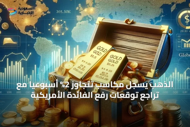 الذهب يسجّل مكاسب تتجاوز 2% أسبوعيًا مع تراجع توقعات رفع الفائدة الأمريكية